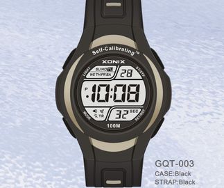 Orologi di calibratura di auto di plastica del quarzo di Digital per gli sport degli uomini