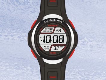 Orologi di calibratura di auto di plastica del quarzo di Digital per gli sport degli uomini