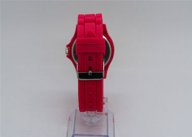 Orologi della plastica di tempo del GHIACCIO della cinghia del silicone, orologio analogico impermeabile del quarzo da 30 m.