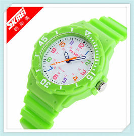 Orologio di plastica resistente del quarzo dell'acqua di BANCOMAT con il movimento/batteria del Giappone
