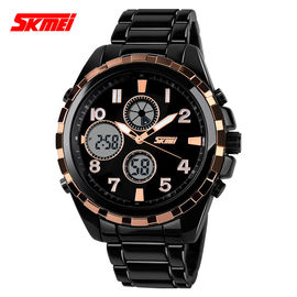 Orologio multifunzionale del quarzo dell'acciaio inossidabile per la cinghia in lega di zinco di uso dell'uomo