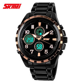 Orologio multifunzionale del quarzo dell'acciaio inossidabile per la cinghia in lega di zinco di uso dell'uomo