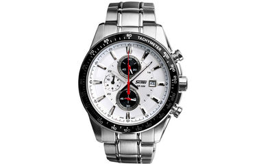 Orologio del calendario su misura BANCOMAT dell'orologio 5 del quarzo dell'acciaio inossidabile