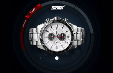 Orologio del calendario su misura BANCOMAT dell'orologio 5 del quarzo dell'acciaio inossidabile