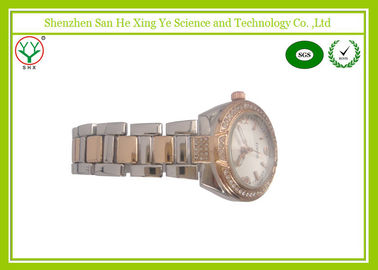 Orologio d'argento del quarzo del movimento del Giappone di modo, orologi dell'acciaio inossidabile