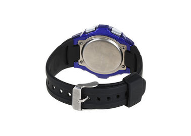 Bambini alla moda che fanno scorrere la cassa LCD dell'ABS dell'esposizione di tempo dell'orologio di sport di Digital