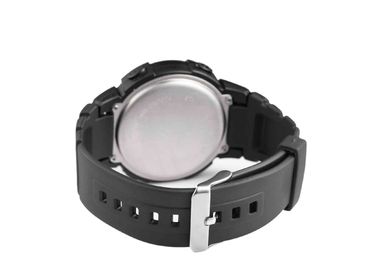 L'unità di elaborazione riveste l'orologio impermeabile LCD nero anti shock di sport/orologio degli uomini