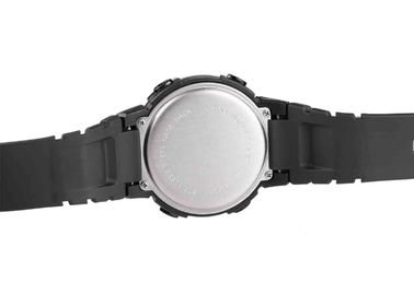 L'unità di elaborazione riveste l'orologio impermeabile LCD nero anti shock di sport/orologio degli uomini