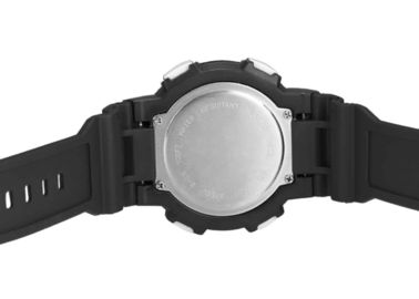 Orologio impermeabile LCD di sport dell'OEM con il cronografo, radio, allarme