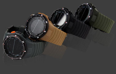 Orologi multifunzionali di alpinismo dell'uomo moderno dell'orologio di sport dell'esposizione LCD