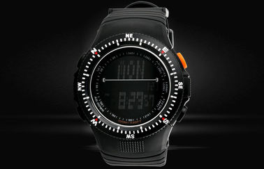 Orologi multifunzionali di alpinismo dell'uomo moderno dell'orologio di sport dell'esposizione LCD