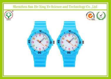 Banda impermeabile del silicone dell'orologio di Digital del fumetto variopinto per i bambini