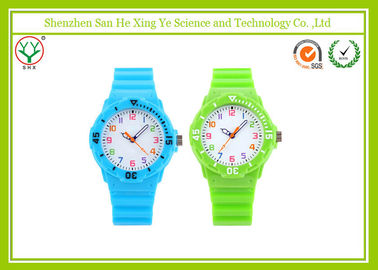 Banda impermeabile del silicone dell'orologio di Digital del fumetto variopinto per i bambini