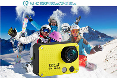 60 metri impermeabilizzano la macchina fotografica 1080P 4GB ~ 32GB alta definizione 2,0" di azione di sport schermo LCD