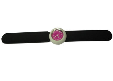 1ATM resistente all'acqua colorato orologio Slap Silicone braccialetto orologi con Log punzonato