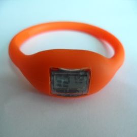 Orologio flessibile di polsino del silicone