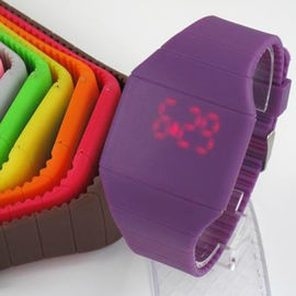 Orologio di polsino del silicone di sport di tocco di Digital LED impermeabile per i bambini