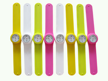 Orologi di schiaffo del silicone dei bambini/orologio sportivo del silicone con stampa di logo