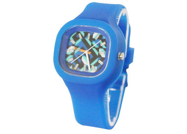 Orologio di polsino del silicone della gelatina di Removeable con la parte posteriore dell'acciaio inossidabile