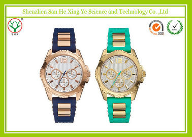Orologio sveglio unisex di polsino del silicone, orologi casuali del quarzo di sport