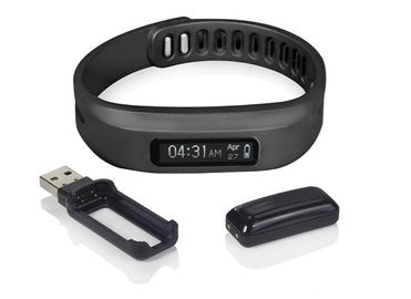 Braccialetto di orologio di Bluetooth dell'inseguitore di sonno del pedometro con il polsino del silicio