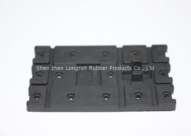 Il silicone nero del modanatura parte la tastiera del silicone/cuscinetto di chiave per i prodotti elettronici