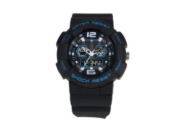 Orologio elettronico su misura sport doppio resistente dell'esposizione dell'acqua da 30 m.