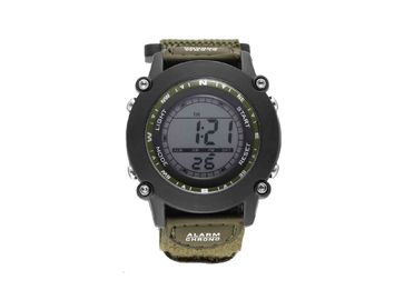 Orologi di Digital multifunzionali degli uomini verdi dell'esercito con l'allarme/batteria quotidiani del Giappone