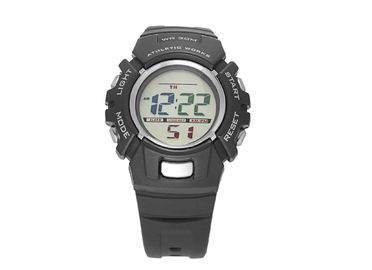 Orologi di Digital LCD multifunzionali maschii della banda di plastica dell'unità di elaborazione con 3 bancomat impermeabili