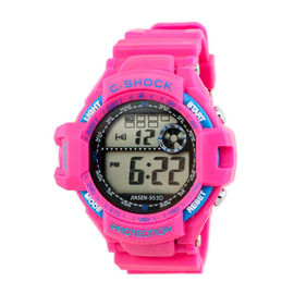 Orologio del quarzo di Digital del silicone degli uomini multifunzionali impermeabili degli orologi sportivi