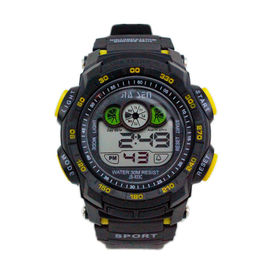 BANCOMAT degli orologi 3 degli uomini multifunzionali di Digital di sport nero semplice impermeabile