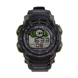 BANCOMAT degli orologi 3 degli uomini multifunzionali di Digital di sport nero semplice impermeabile