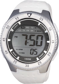 Orologio di Digital sportivo rotondo dei signori degli uomini con il cronografo resistente dell'acqua di 100m